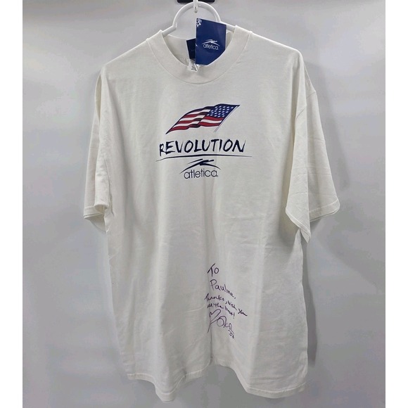 Atletica Other - VINTAGE ATLETICA NEW ENGLAND REVOLUTION SHIRT NEW DEADSTOCK MENS XL AUTO #33 90s